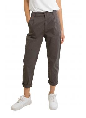 Pantalone chino in cotone con elastico dietro leggero